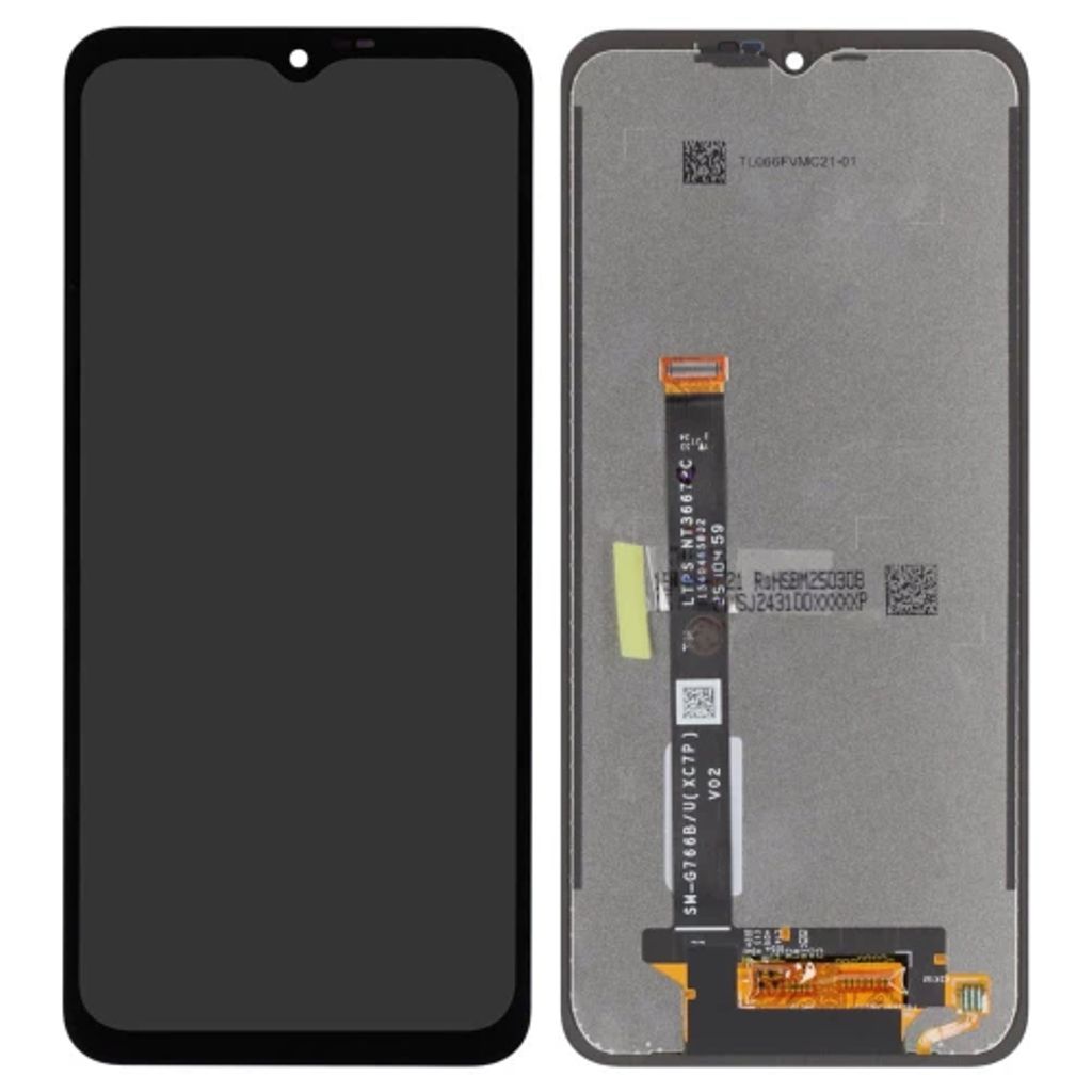 Samsung Galaxy Xcover 7 Pro LCD Skärm Original - Svart