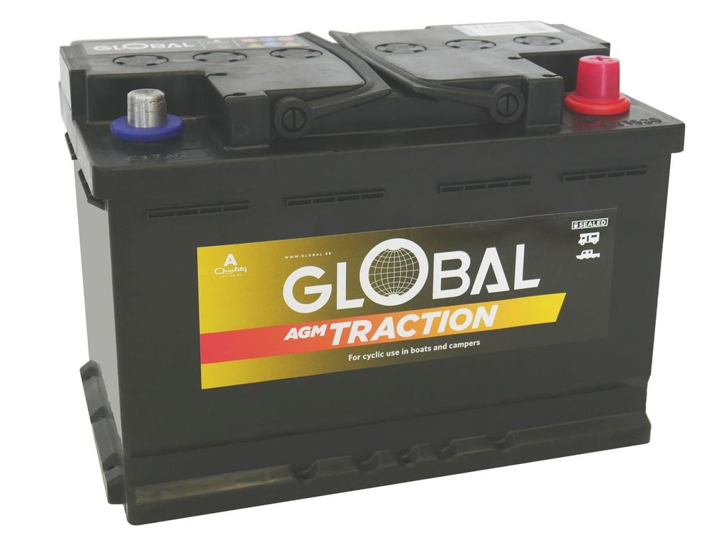 Global 12V 70Ah GL L3 55 AGM Dualbatteri 278x175x190mm