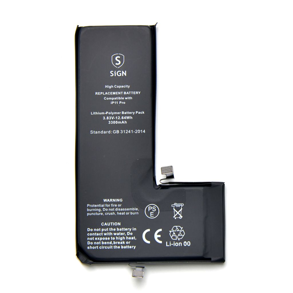 iPhone 11 Pron suurikapasiteettinen akku - 3300 mAh