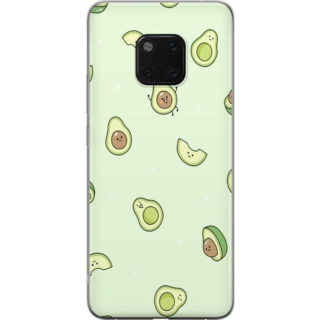 Custodia DeinDesign Per Huawei Mate 20 Pro - Silicone TPU Trasparente Con Stampa Tropicale Foglie E Fiori - copertina