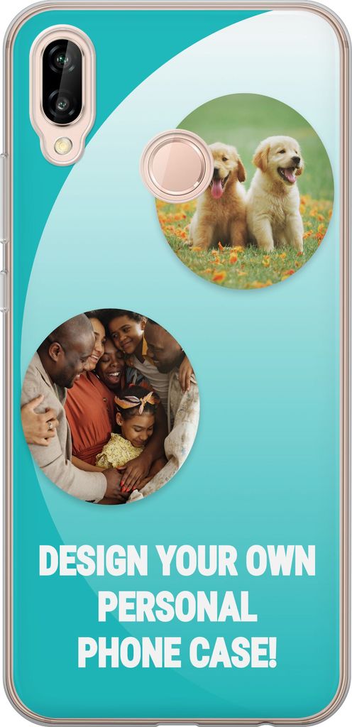 Design dit eget Huawei P20 lite Gennemsigtig cover