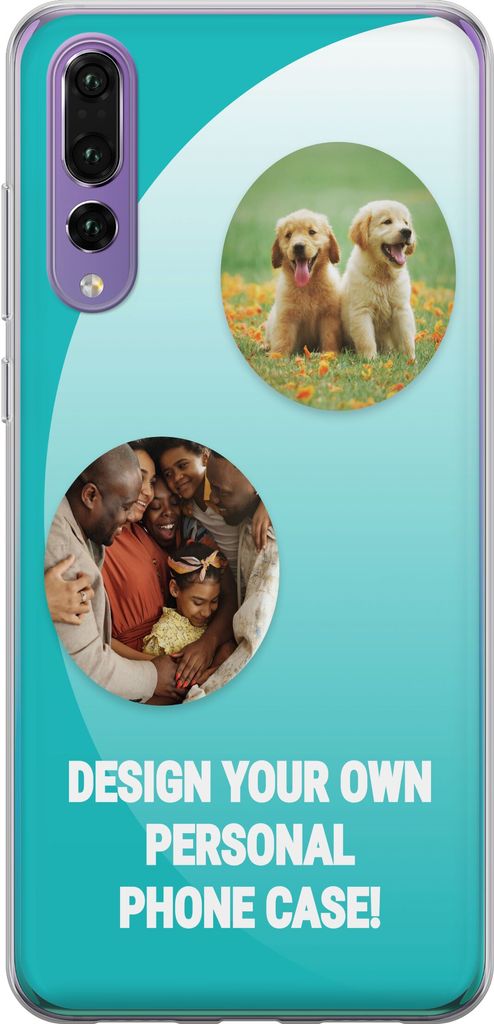 Designa ditt eget Huawei P20 Pro Genomskinligt Skal