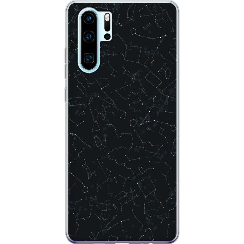 Huawei P30 Pro Läpinäkyvä Puhelinkotelo Himlakroppar