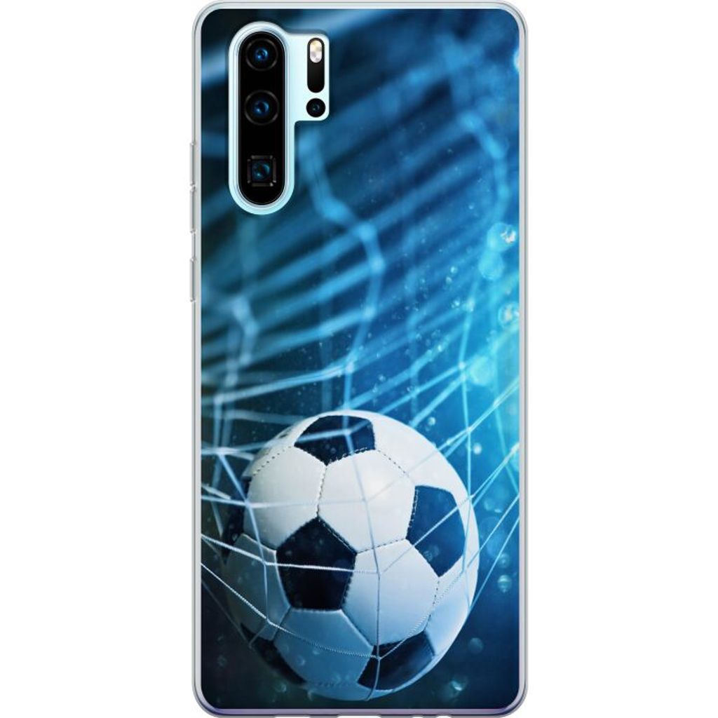 Huawei P30 Pro Gjennomsiktig Telefondeksel Fotboll