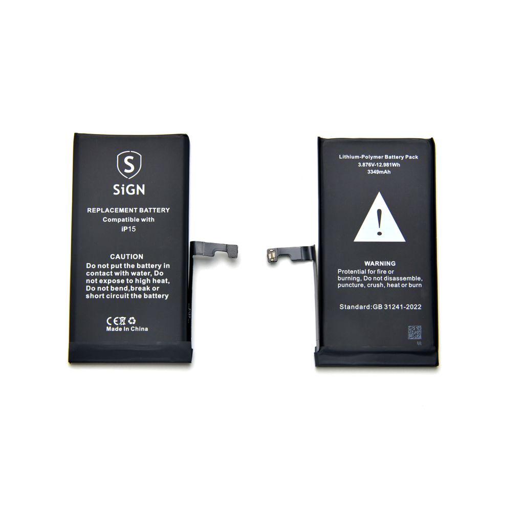 iPhone 15 batteri