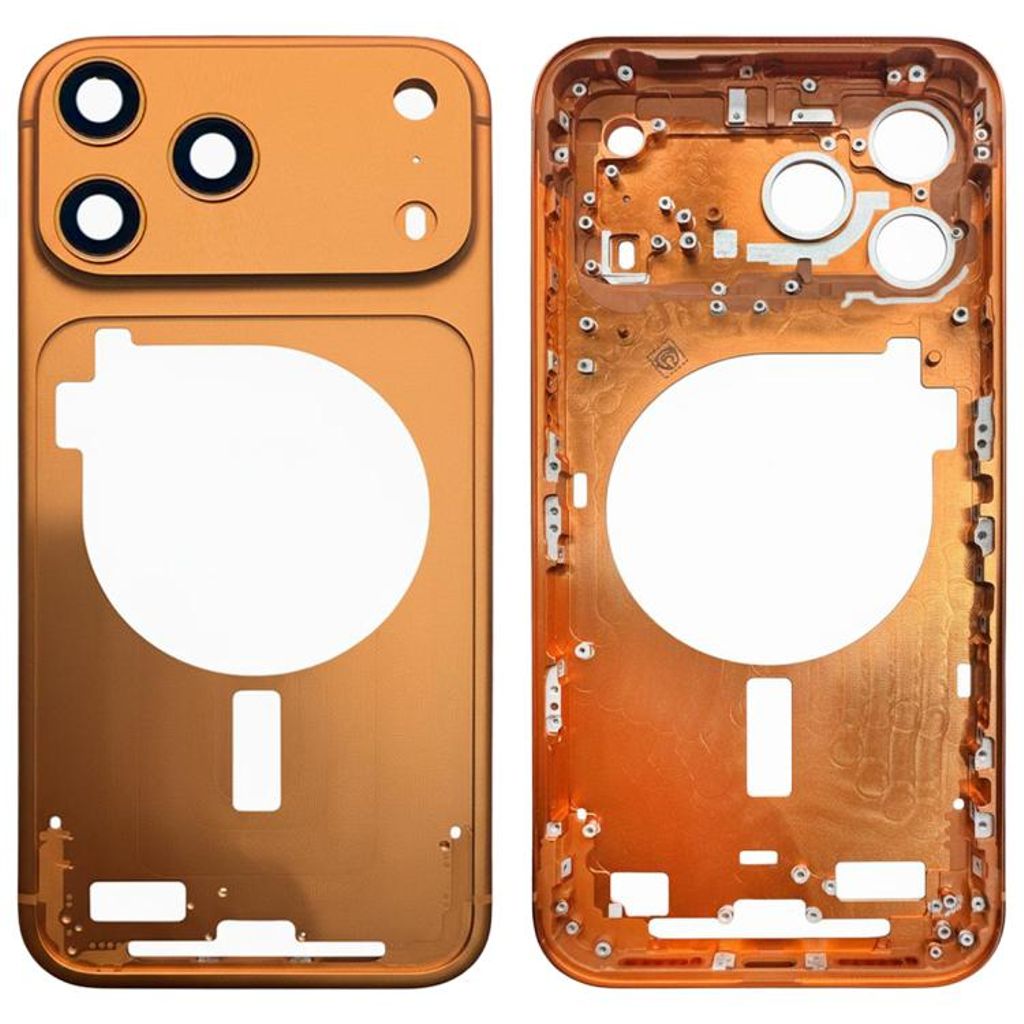 iPhone 17 Pro Mellanram med kameralinsskydd - Cosmic Orange