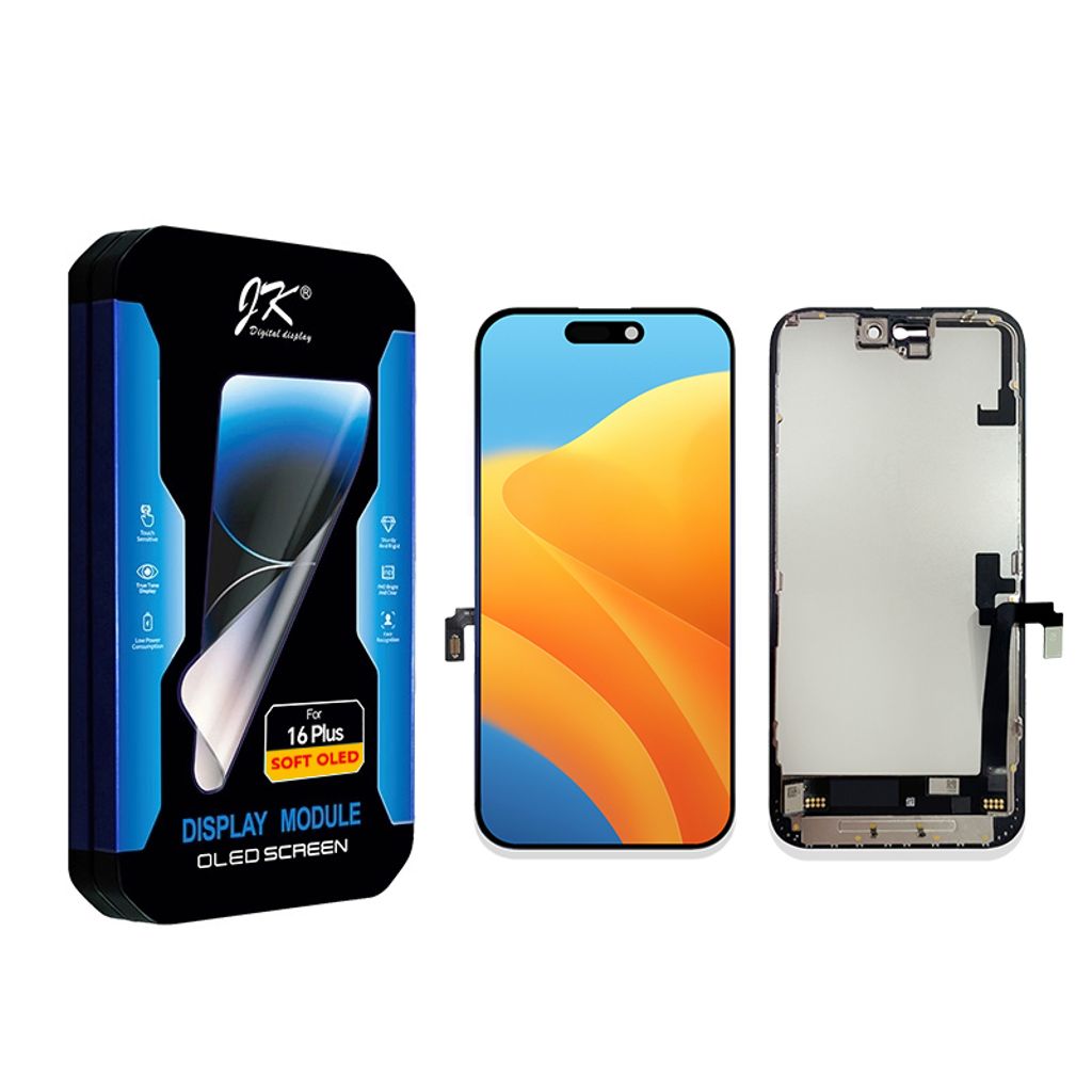 iPhone 16 Plus Skärm Soft OLED – JK Premium
