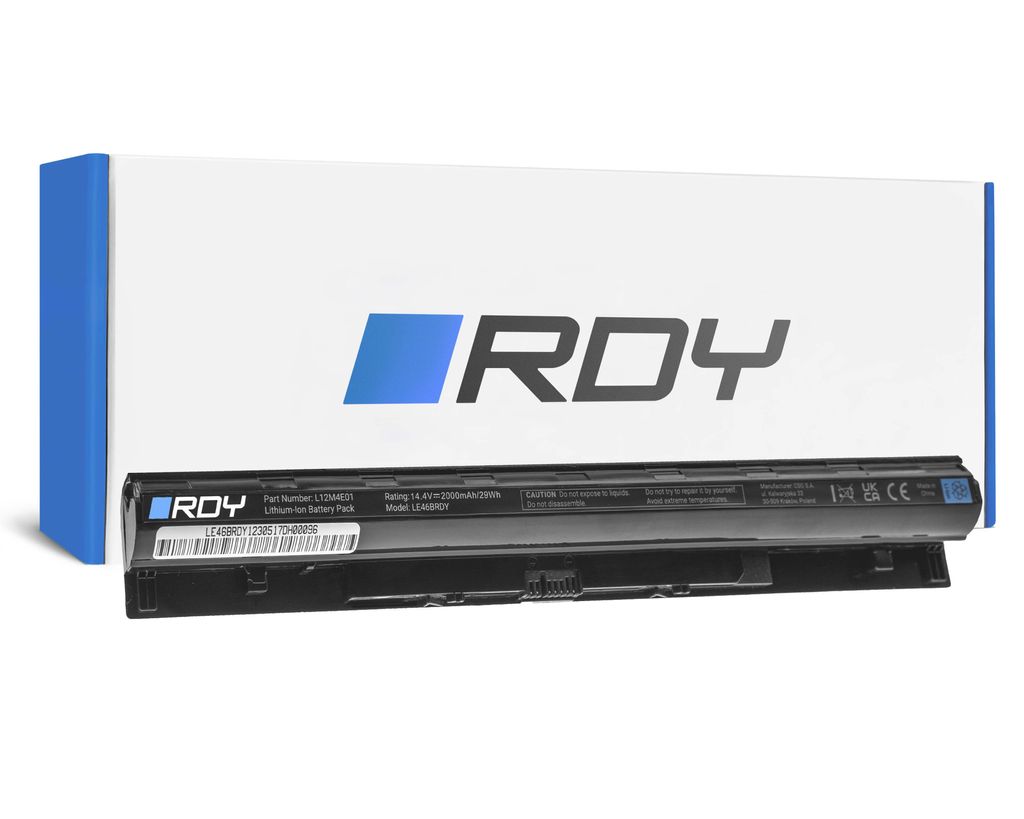RDY Laptop Batteri L12M4E01 L12L4E01 L12L4A02 L12M4A02 til Lenovo G50 osv.