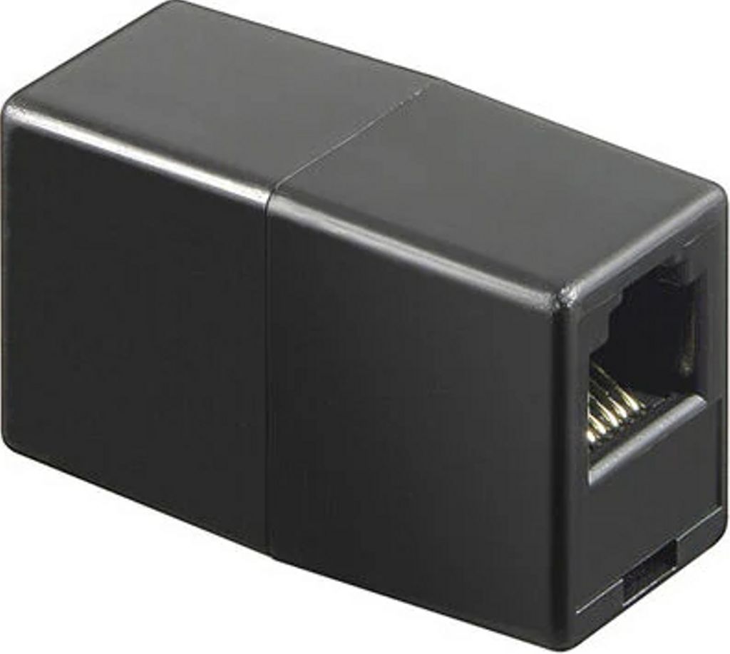Network connector 8P/8C RJ45 - Svart
