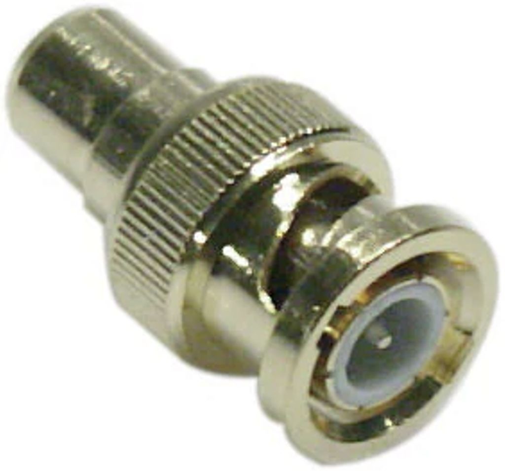 Adapter RCA fe to BNC ma, kullattu