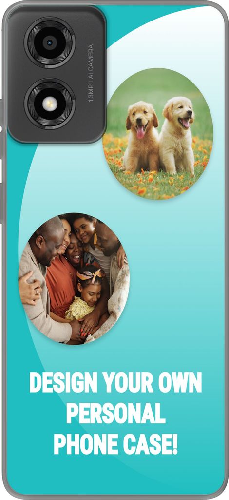 Suunnittele omat Motorola Moto E14 Läpinäkyvä kuori