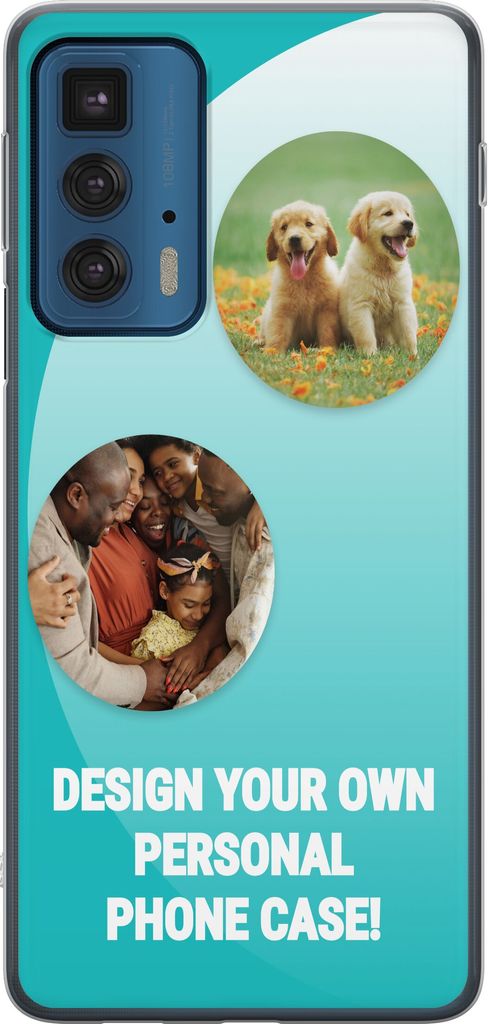 Suunnittele omat Motorola Edge 20 Pro Läpinäkyvä kuori