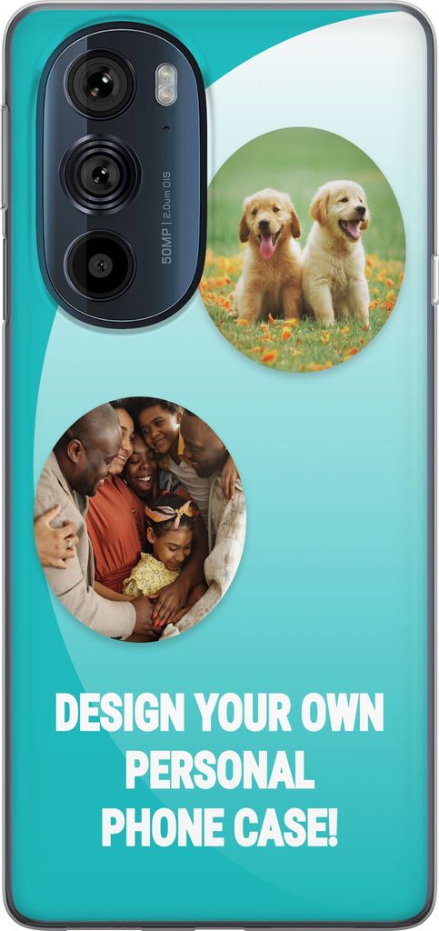 Suunnittele omat Motorola Edge 30 Pro Läpinäkyvä kuori