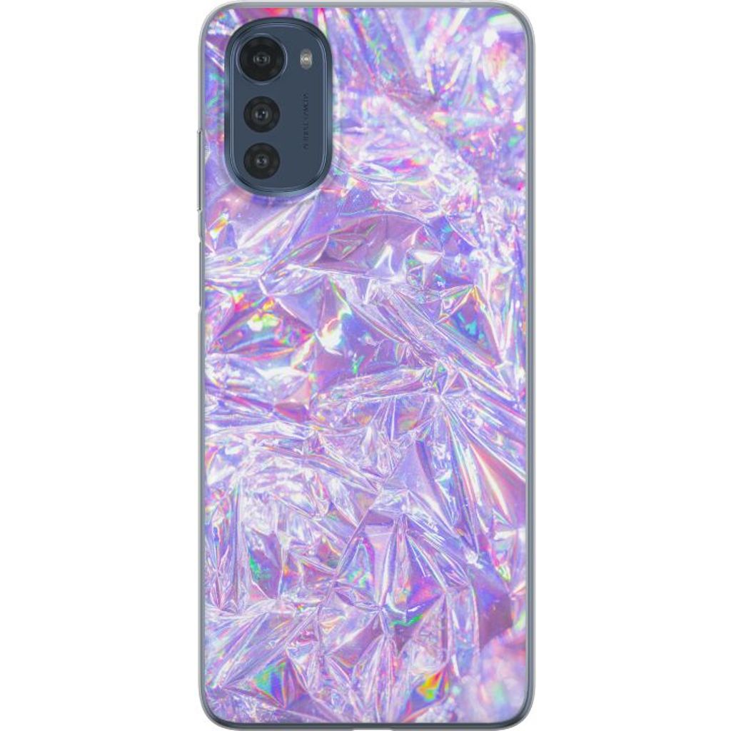 Motorola Moto E32s Läpinäkyvä Puhelinkotelo Glitter