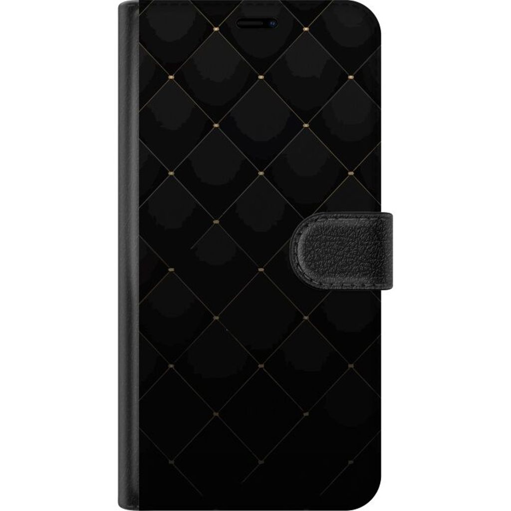 Motorola Moto G15 Svart Plånboksfodral Exklusivt Mönster