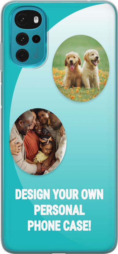 Suunnittele omat Motorola Moto G22 Läpinäkyvä kuori