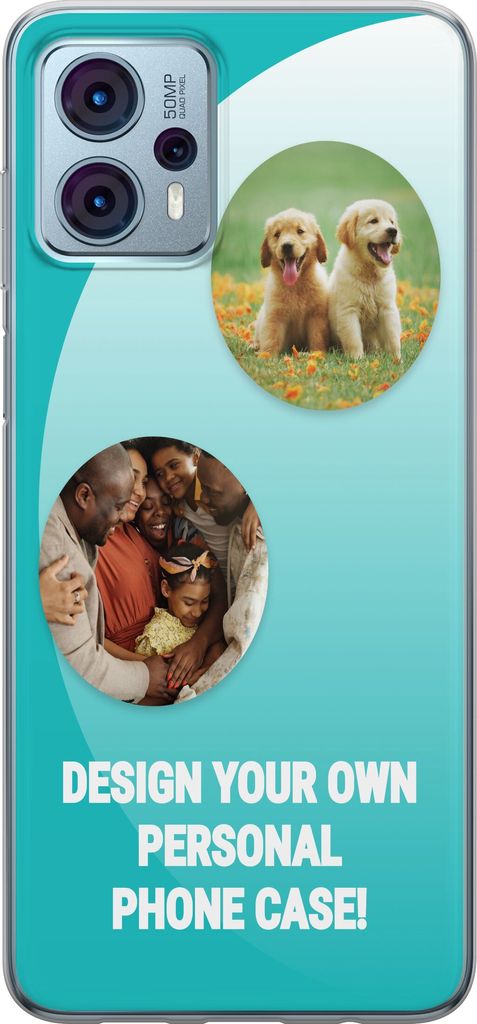 Suunnittele omat Motorola Moto G23 Läpinäkyvä kuori