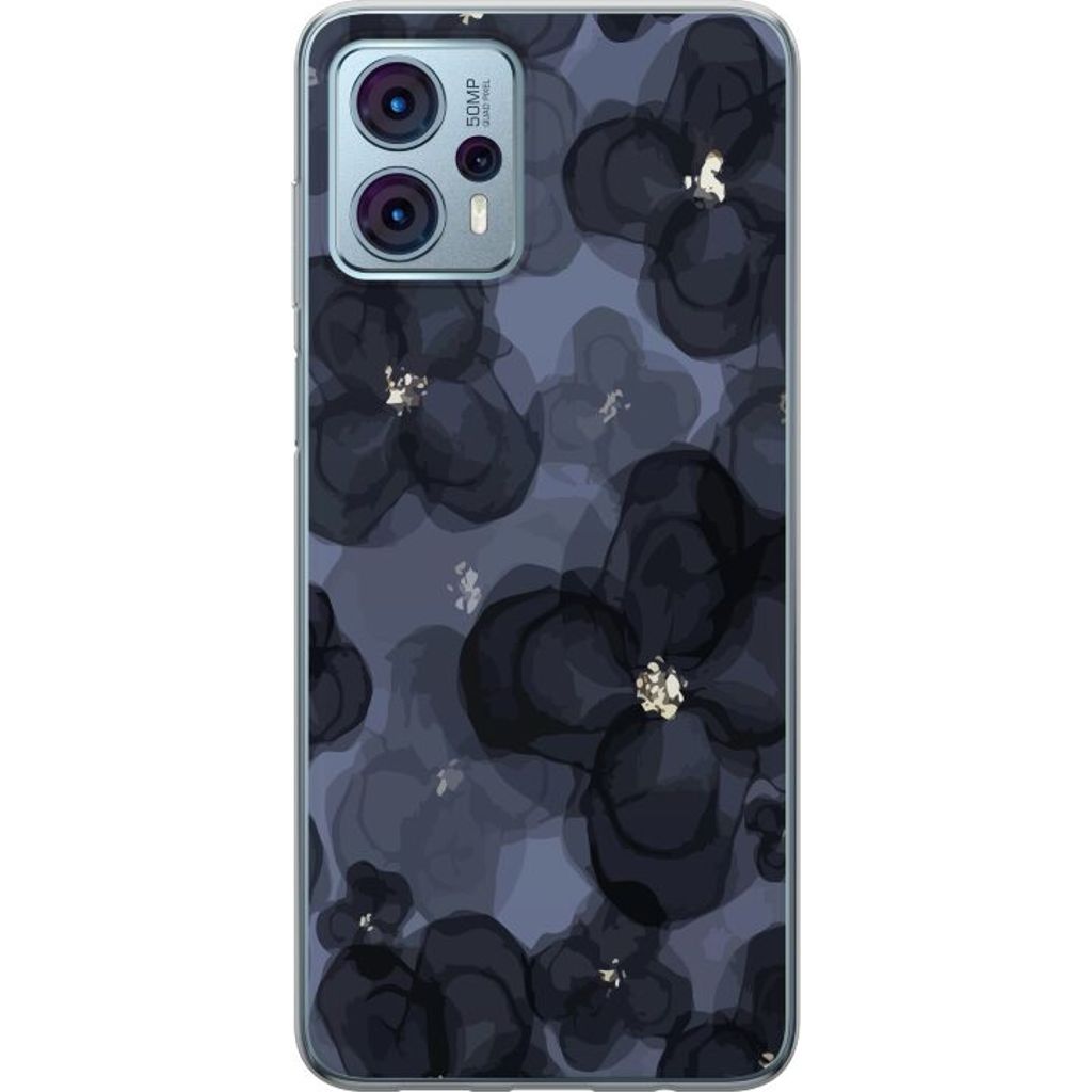 Motorola Moto G23 Transparent Mobilskal Blomsteräng