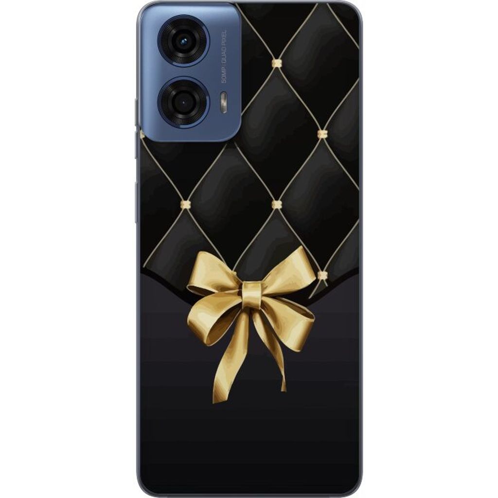 Motorola Moto G24 Transparent Mobilskal Elegant Rosett