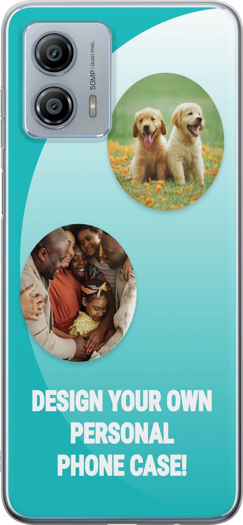 Suunnittele omat Motorola Moto G53 Läpinäkyvä kuori