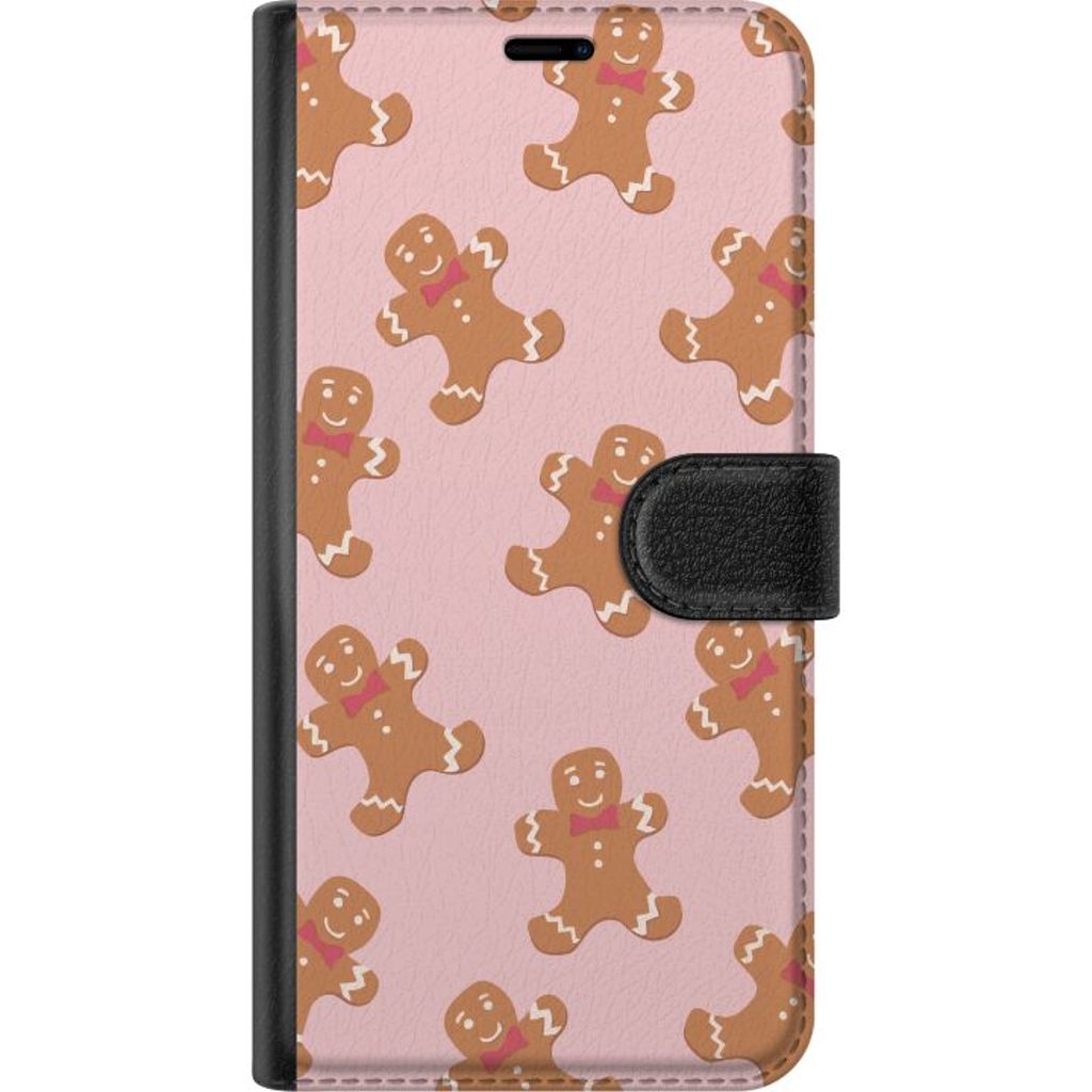 Motorola Moto G54 Musta Lompakkokotelo Pepparkaksgubbe