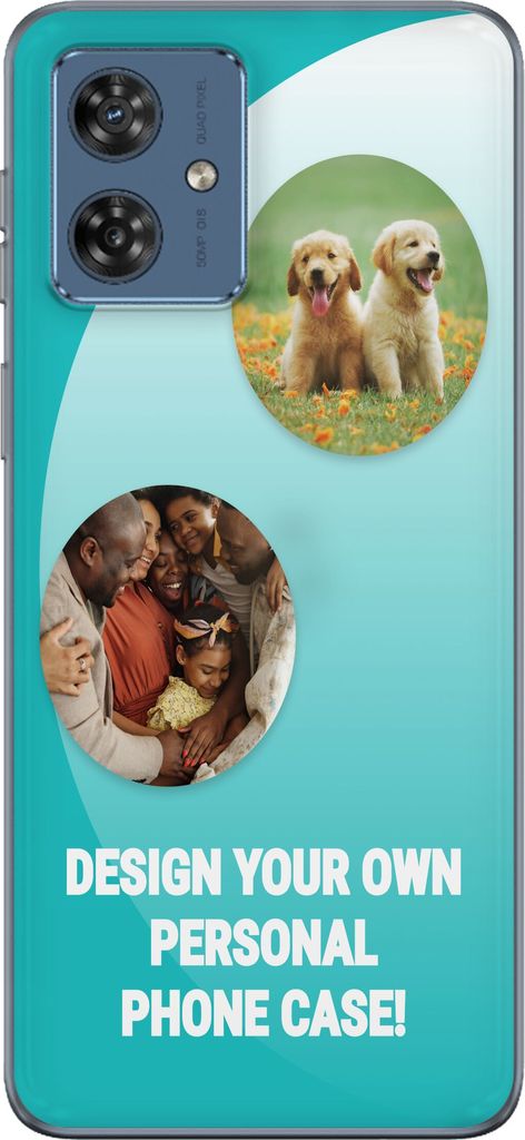 Design ditt eget Motorola Moto G54 Gjennomsiktig deksel