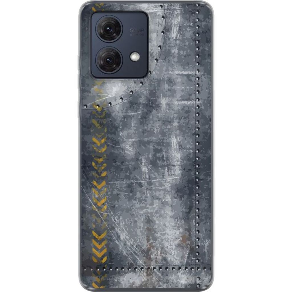 Motorola Moto G84 Transparent Mobilskal Metall