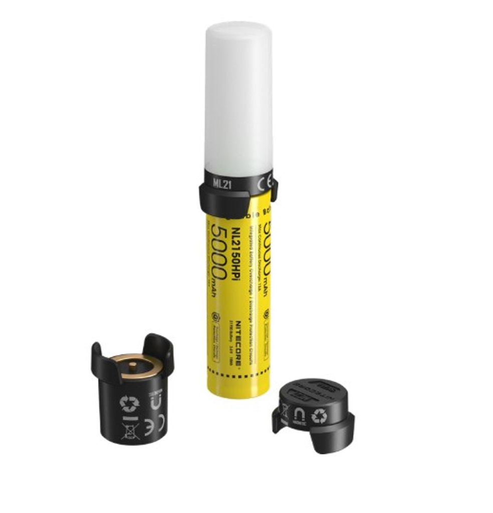 Nitecore 21700 Intelligent Battery System 5000mAh med Lampa, Laddare och Powerbank