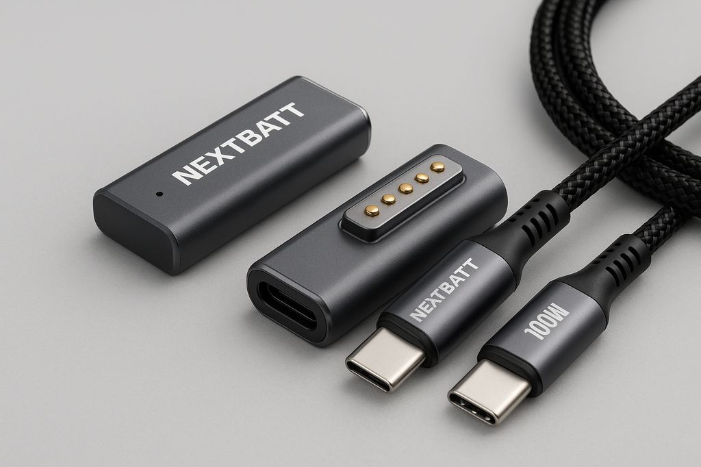 Magnetisk USB-C ladeadapter for Macbook Magsafe 2 med 100W kabel