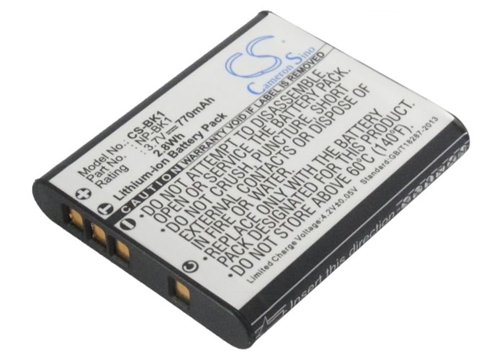 Sony Cyber-shot DSC-W180/B, 3,6 (3,7)V, 770mAh