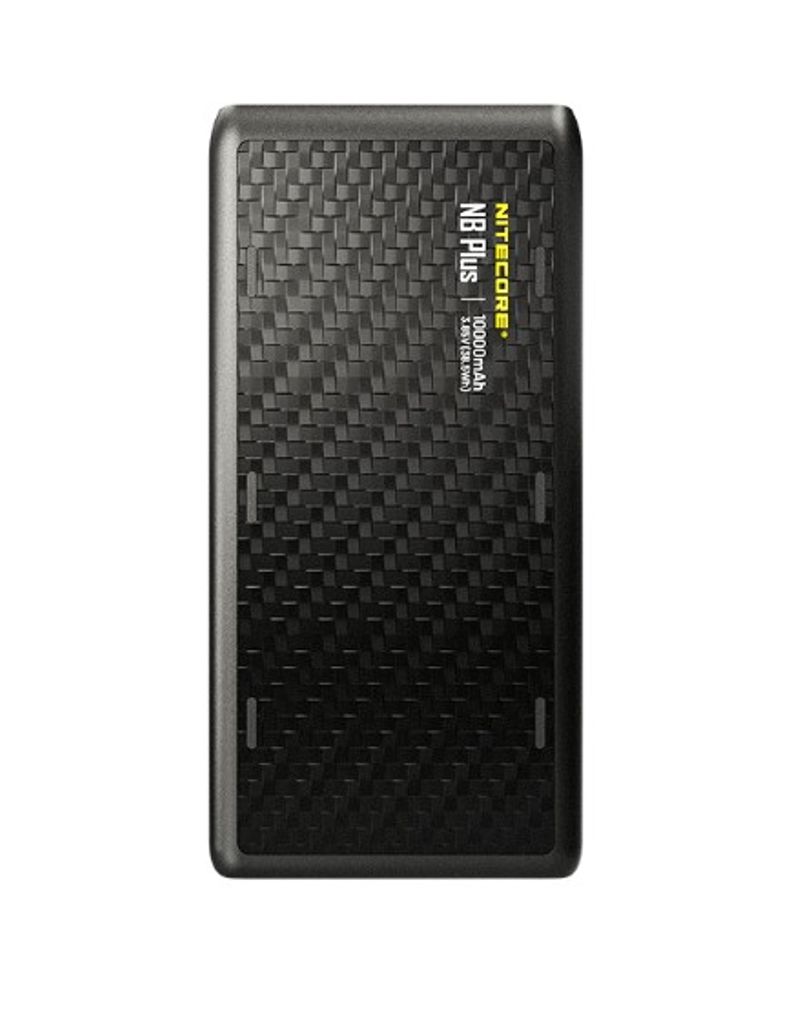 Nitecore NB Plus -varavirtalähde 10000mAh, 3A - ladattava USB-C- ja USB-A-liitännällä