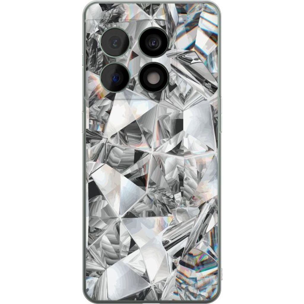 OnePlus 10 Pro Gjennomsiktig Telefondeksel Kristaller