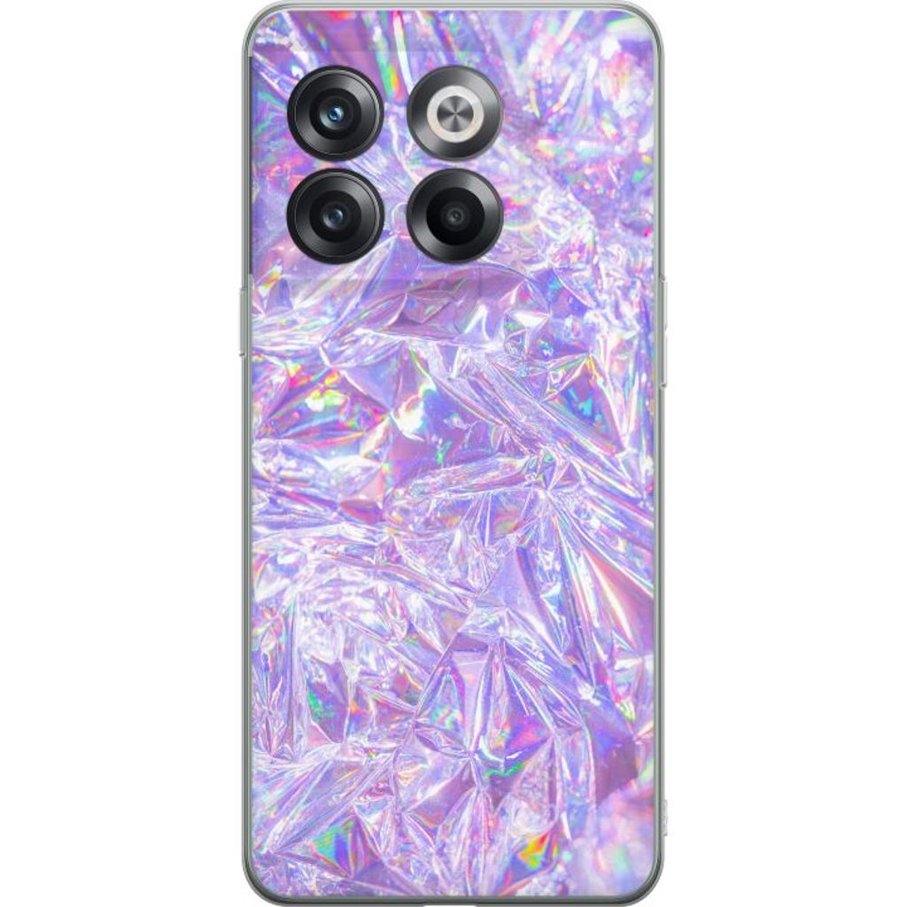 OnePlus 10T Transparent Mobilskal Glitter