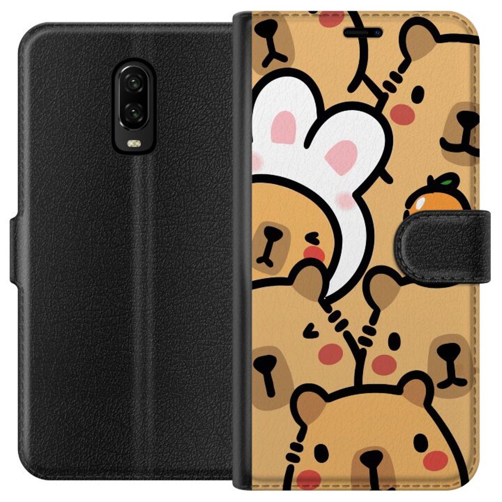 OnePlus 6T Sort Tegnebogsetui Kapivara