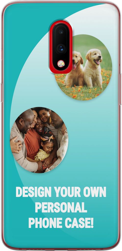 Designa ditt eget OnePlus 7 Genomskinligt Skal