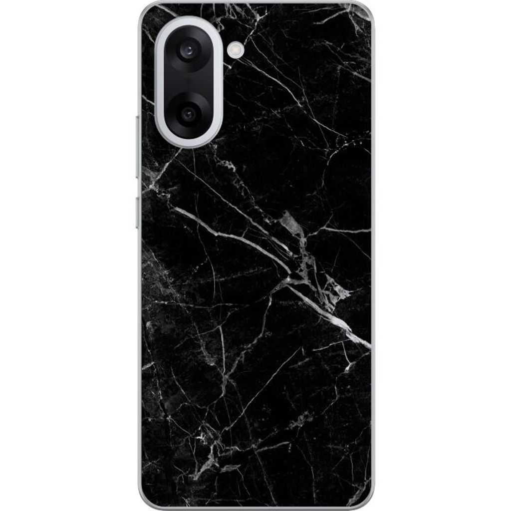 OnePlus Nord CE5 Läpinäkyvä Puhelinkotelo Svart marmor