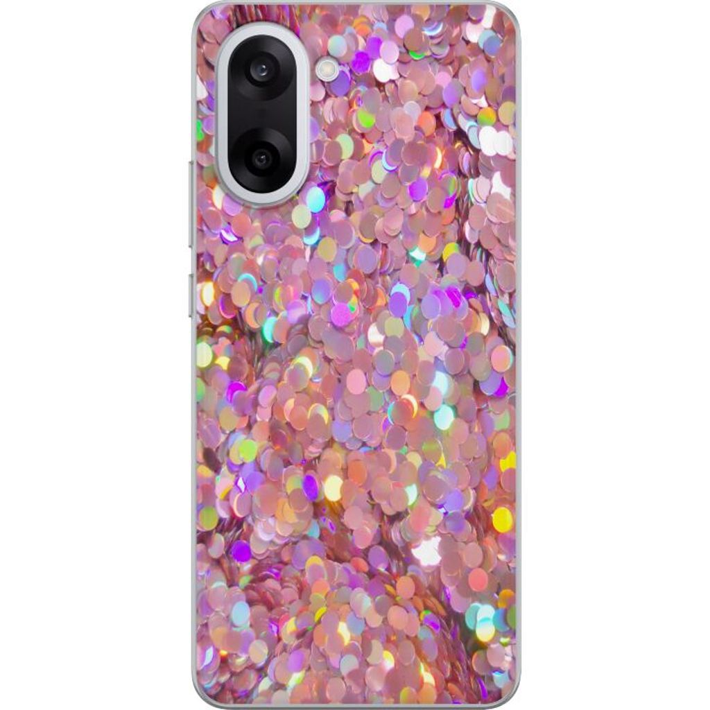 OnePlus Nord CE5 Läpinäkyvä Puhelinkotelo Glitter