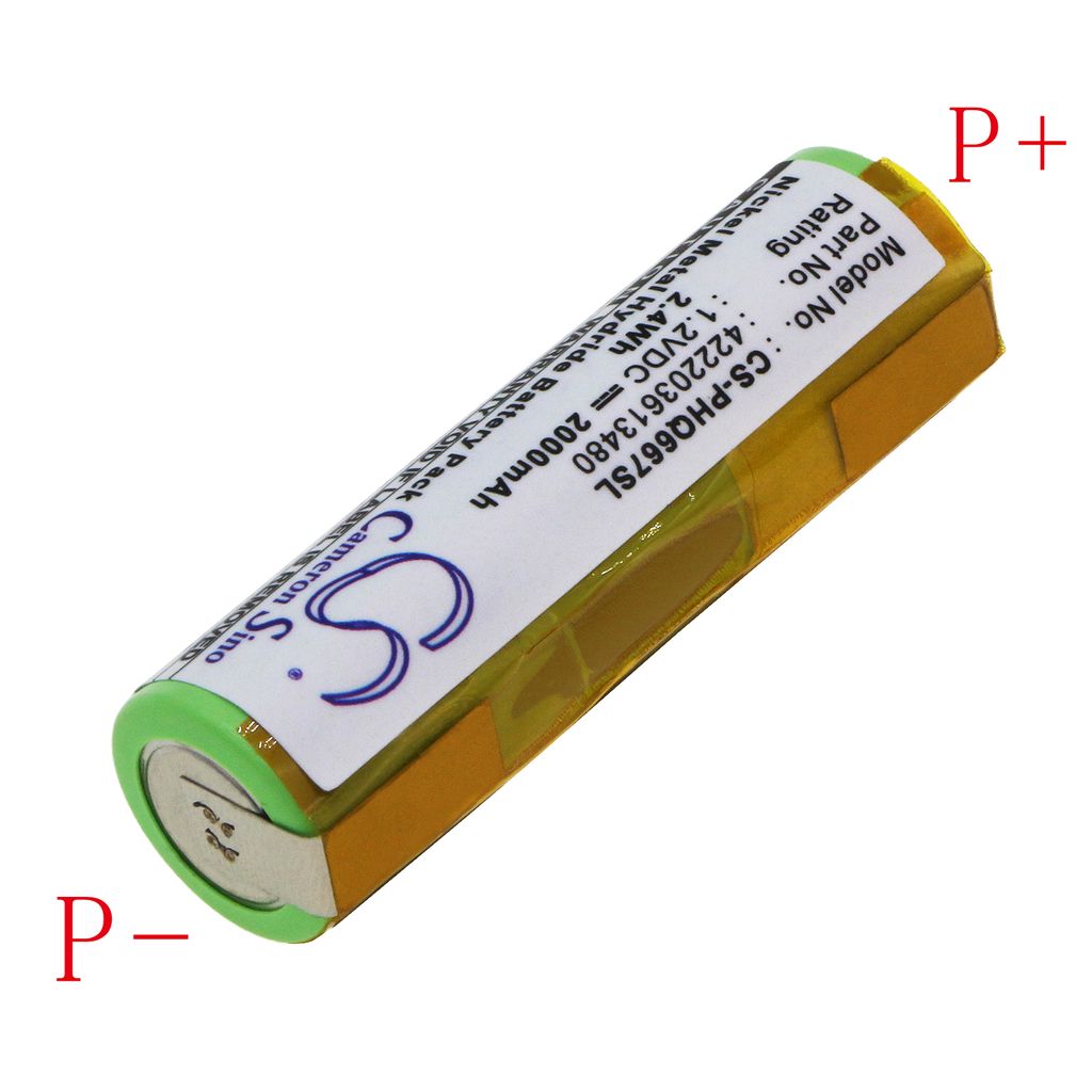 Remington MS-280, 1.2V, 2000 mAh