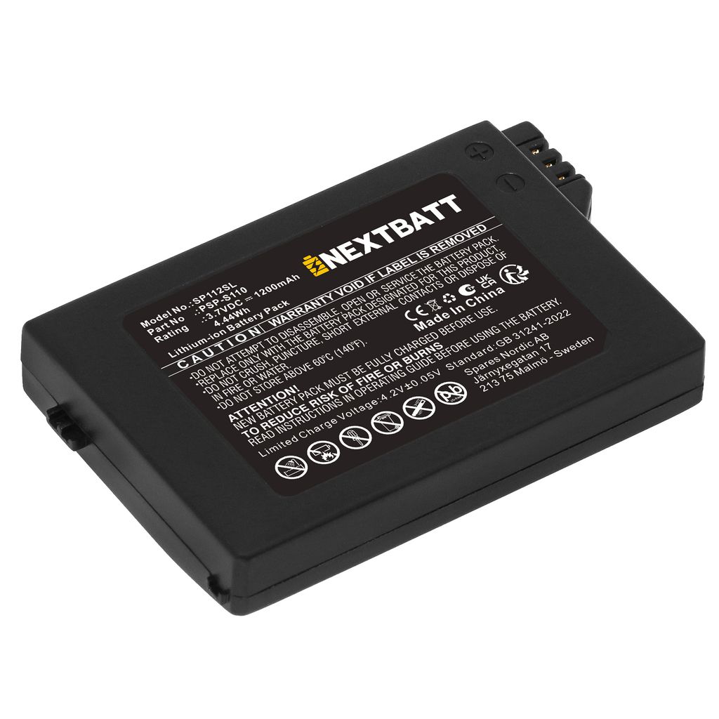 Sony PSP-3008, 3,6 (3,7)V, 1200mAh
