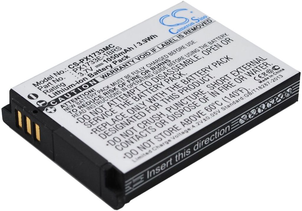Batteria Di Ricambio Cameronsino Per Toshiba Camileo S30, X150 (1050mAh, Li-Ion 3.7V)