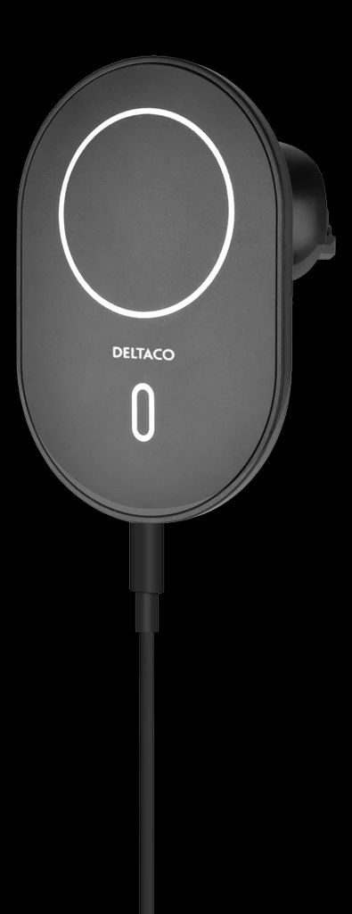 Wireless car charger, magnet – Svart