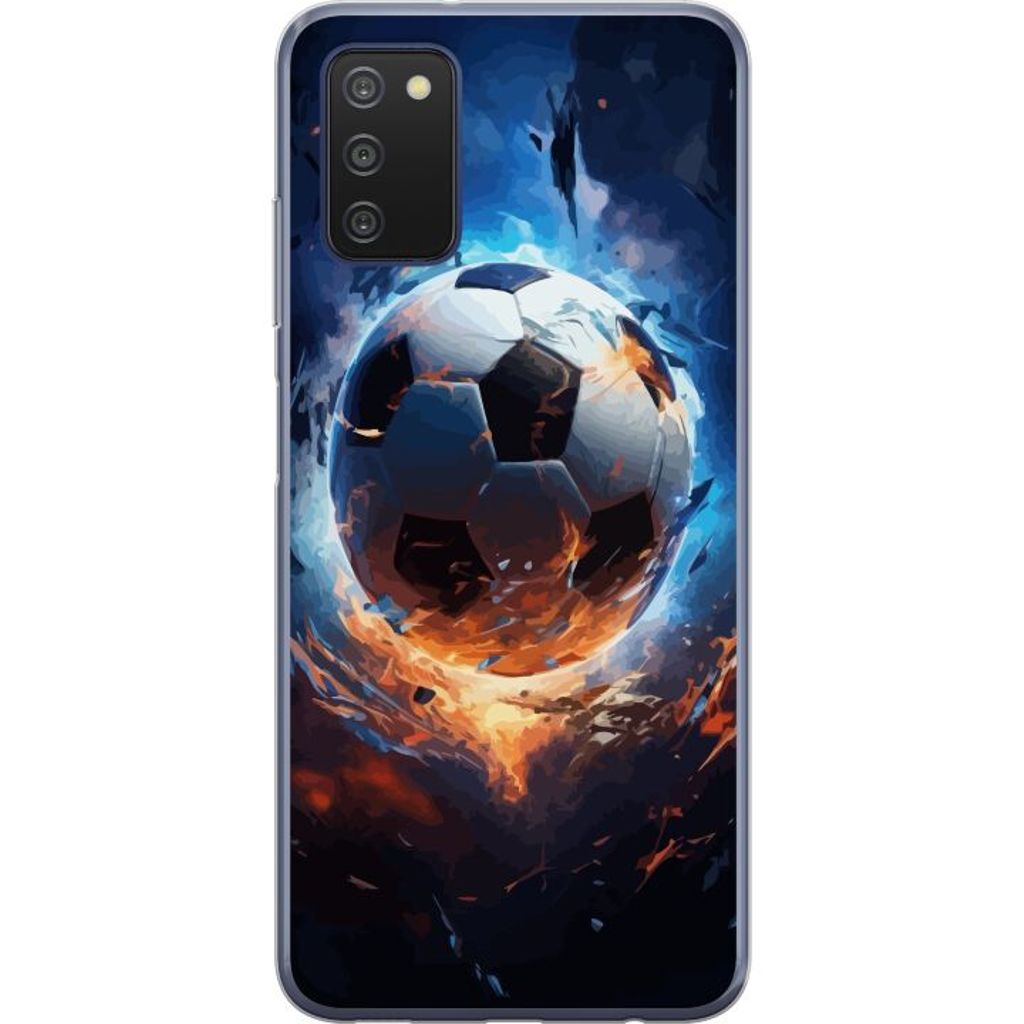 Samsung Galaxy A03s Gennemsigtigt Telefoncover Flygande boll