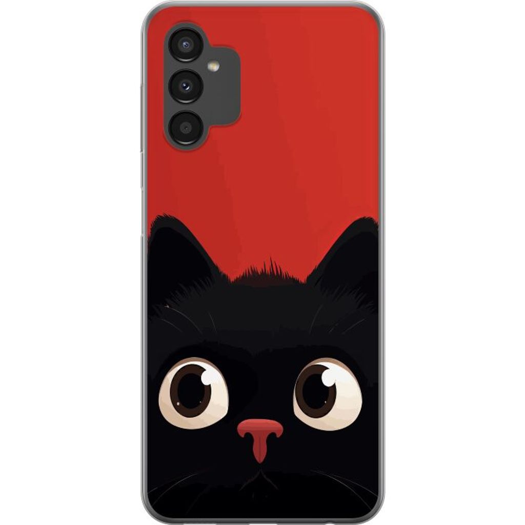 Samsung Galaxy A04s Transparent Mobilskal Busig Katt