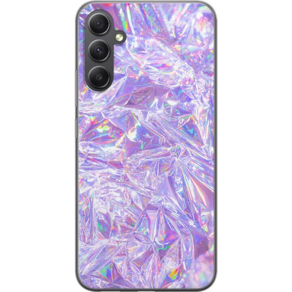 Samsung Galaxy A05s Transparent Mobilskal Glitter