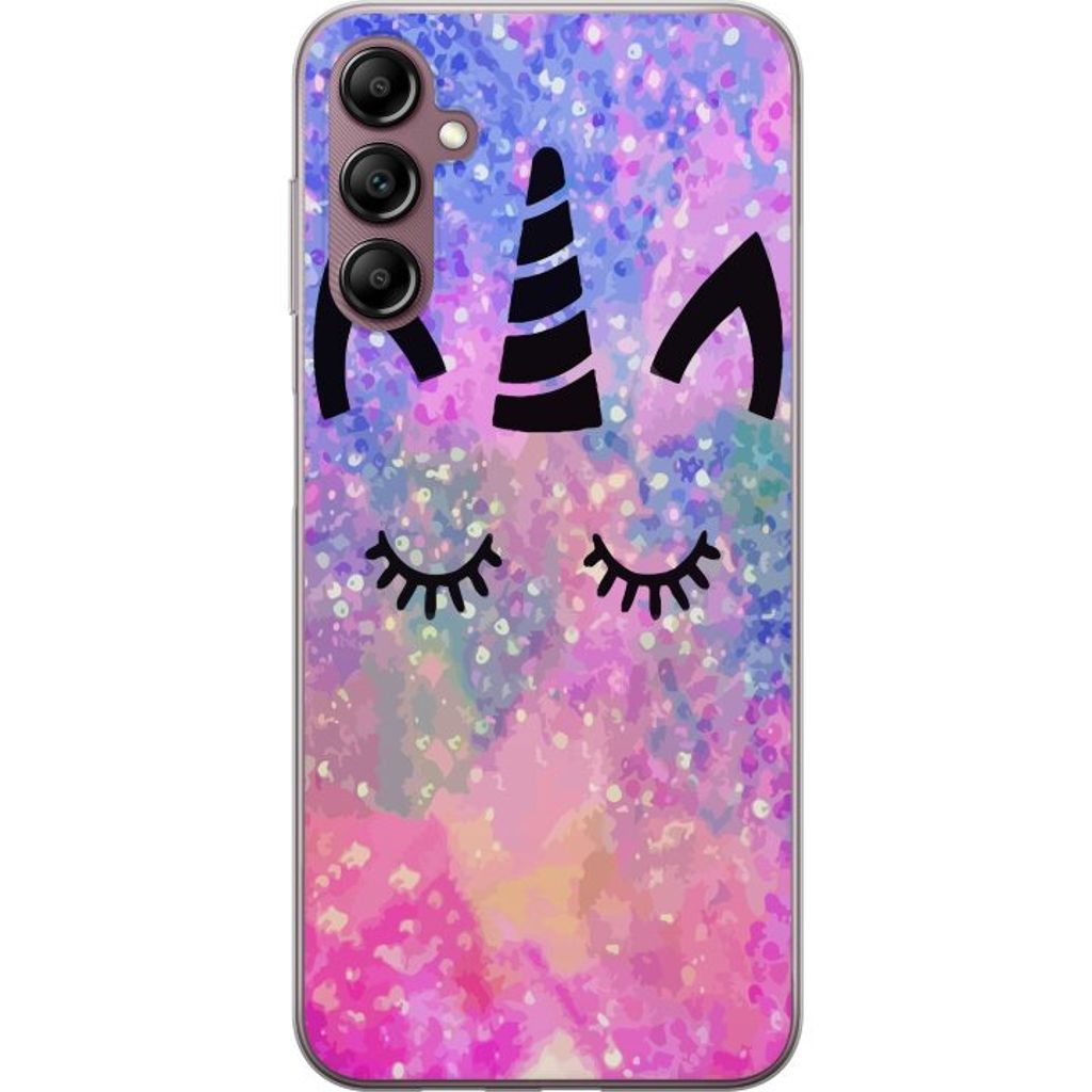 Samsung Galaxy A14 5G Gjennomsiktig Telefondeksel Söt Katt