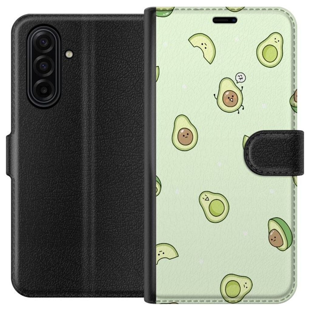 Samsung Galaxy A17 5G Musta Lompakkokotelo Avokado