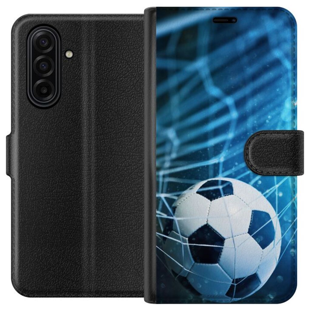 Samsung Galaxy A17 5G Musta Lompakkokotelo Fotboll