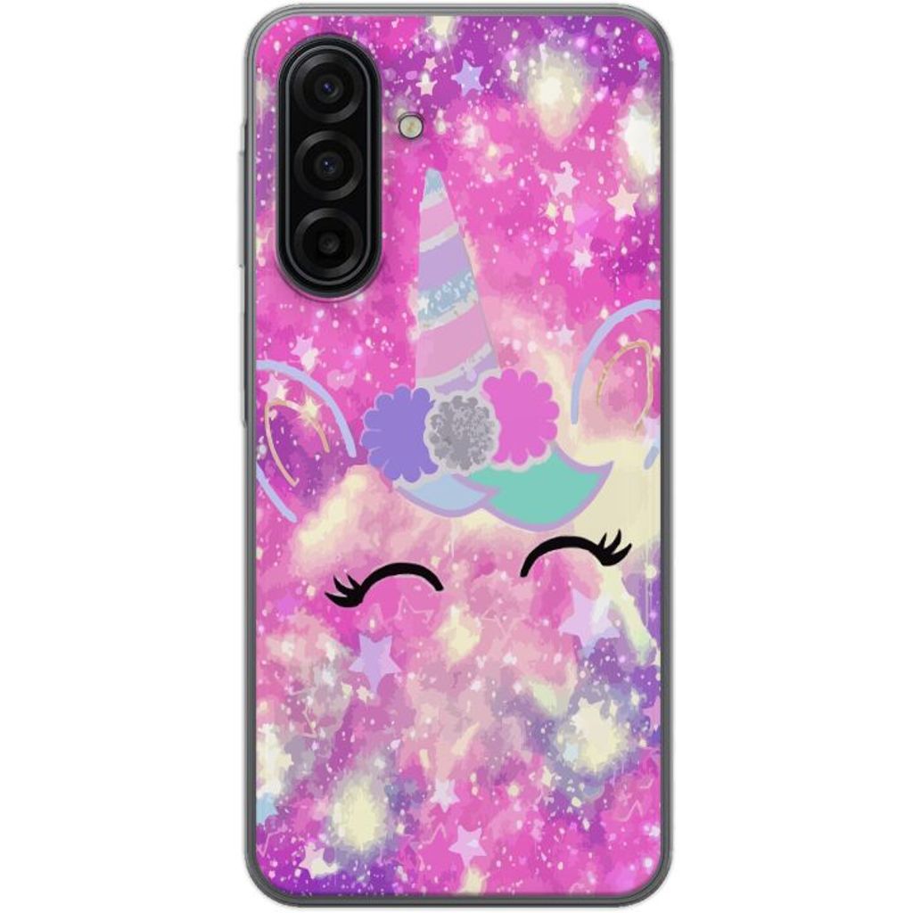 Samsung Galaxy A17 5G Läpinäkyvä Puhelinkotelo Glad Enhörning