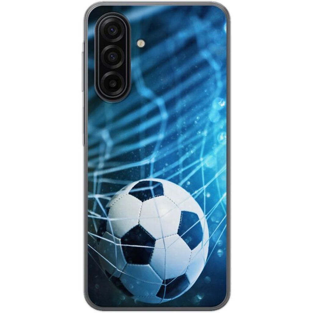 Samsung Galaxy A17 5G Läpinäkyvä Puhelinkotelo Fotboll