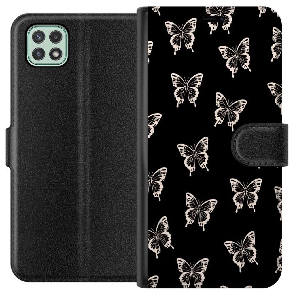 Samsung Galaxy A22 5G Musta Lompakkokotelo Flygfän